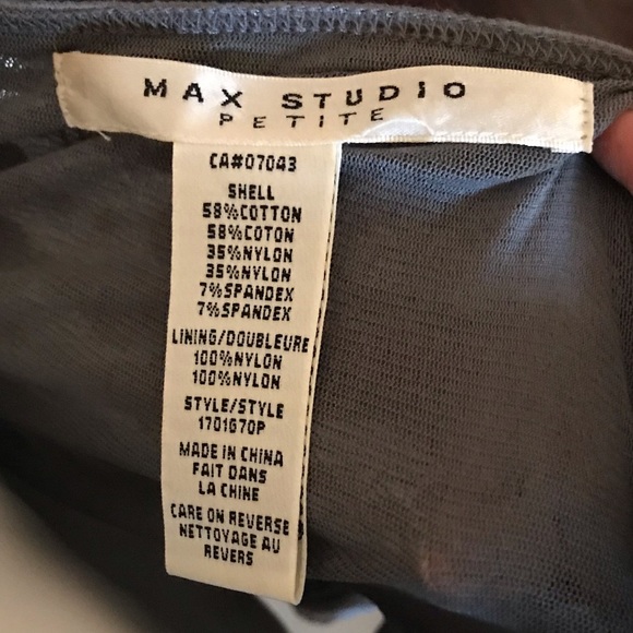 Max Studio Petite Blouses - Picture 2 of 3